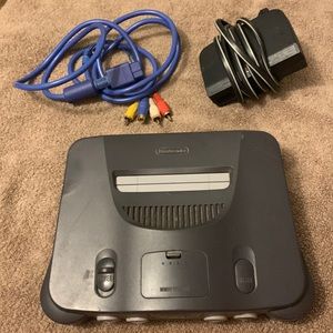 Nintendo 64 N64 Console Jumper Pack & Aux Cord Authentic Tested Pre-Loved